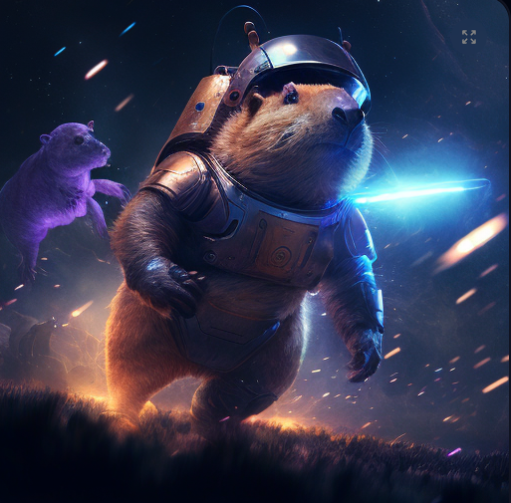 space capybara